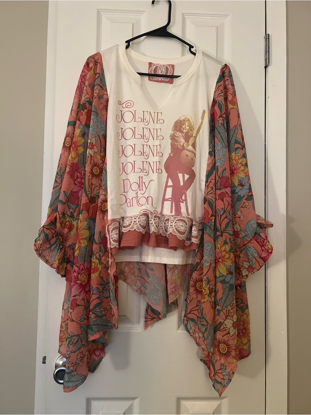 Dolly Parton 'Jolene' Graphic Tee upcycle